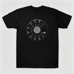 Vintage Rotary Phone Dial Pattern T-Shirt--VINT008