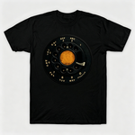 Vintage Rotary Phone Dial Pattern T-Shirt--VINT022