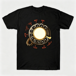 Vintage Rotary Phone Dial Pattern T-Shirt--VINT030