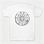Vintage Rotary Phone Dial Pattern T-Shirt--VINT007