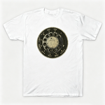 Vintage Rotary Phone Dial Pattern T-Shirt--VINT028