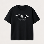 Break The Cycle Abstract Graphic T-Shirt with Dark Artistic Design for Modern Streetwear Style