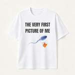 Funny Beer Lover T Shirt for Men Featuring A Hilarious First Picture Joke and Unique Meme Style Design