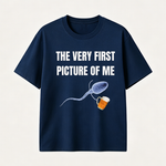 Funny Beer Lover T Shirt for Men Featuring A Hilarious First Picture Joke and Unique Meme Style Design