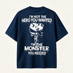 Dark Horror Graphic T Shirt for Men Featuring Monster Design, Gothic Style and Powerful Streetwear Attitude