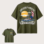 Boats N Hoes Vintage Sailing T-Shirt, Nautical American Coastal Graphic Tee