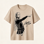 Women’s Basketball Legend Graphic T-Shirt, Vintage Court Style Athletic Fan Tee
