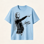 Women’s Basketball Legend Graphic T-Shirt, Vintage Court Style Athletic Fan Tee