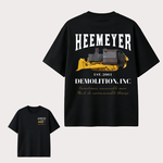 Heemeyer Demolition Vintage Heavy Equipment T-Shirt, Construction Worker Graphic Tee