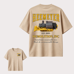 Heemeyer Demolition Vintage Heavy Equipment T-Shirt, Construction Worker Graphic Tee