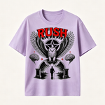 Rush Eagle Vintage Graphic T-Shirt, Dark Rock Inspired Symbolic Design Tee