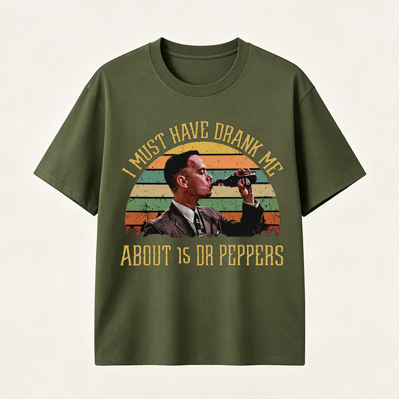 Vintage Dr Pepper Inspired Graphic T-Shirt, Retro Soda Culture Casual Tee