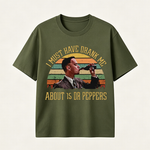 Vintage Dr Pepper Inspired Graphic T-Shirt, Retro Soda Culture Casual Tee