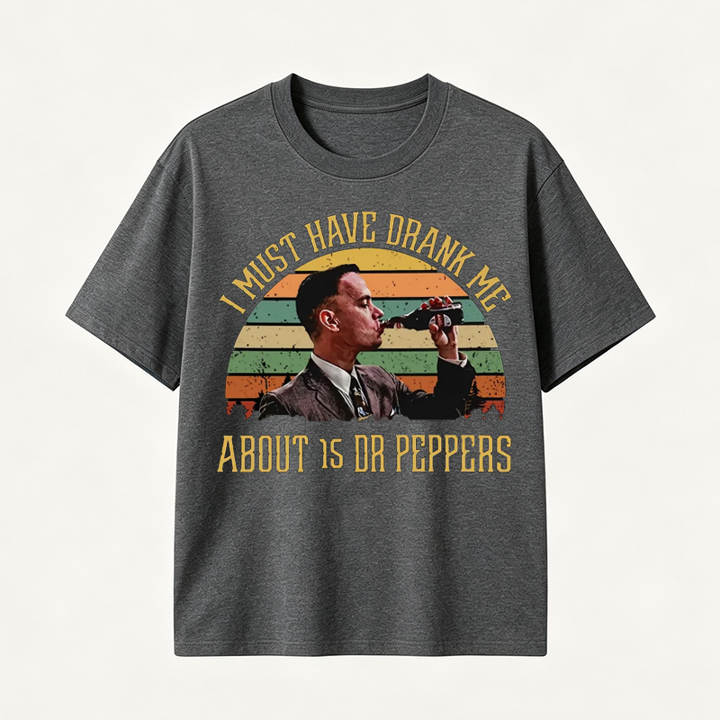 Vintage Dr Pepper Inspired Graphic T-Shirt, Retro Soda Culture Casual Tee