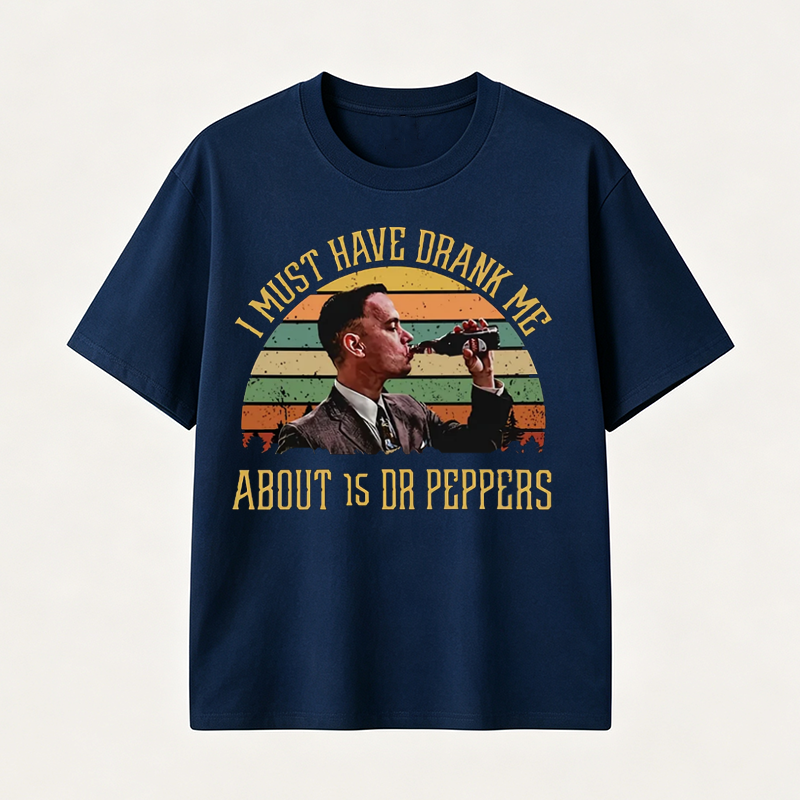 Vintage Dr Pepper Inspired Graphic T-Shirt, Retro Soda Culture Casual Tee