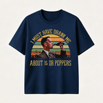 Vintage Dr Pepper Inspired Graphic T-Shirt, Retro Soda Culture Casual Tee