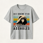 Vintage Rebel Graphic T-Shirt, Retro Attitude Streetwear Tee with Bold Statement Design