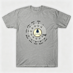 Vintage Rotary Phone Dial Pattern T-Shirt--VINT003