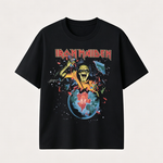 Iron Maiden Graphic T-Shirt Featuring Explosive Eddie Artwork for Bold Heavy Metal Fans and Concert Looks