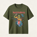 Iron Maiden Graphic T-Shirt Featuring Explosive Eddie Artwork for Bold Heavy Metal Fans and Concert Looks