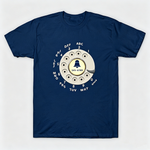 Vintage Rotary Phone Dial Pattern T-Shirt--VINT003