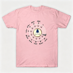 Vintage Rotary Phone Dial Pattern T-Shirt--VINT003