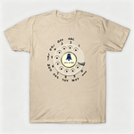 Vintage Rotary Phone Dial Pattern T-Shirt--VINT003