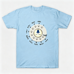 Vintage Rotary Phone Dial Pattern T-Shirt--VINT003