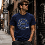 Vintage Rotary Phone Dial Pattern T-Shirt--VINT016