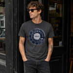 Vintage Rotary Phone Dial Pattern T-Shirt--VINT020