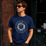 Vintage Rotary Phone Dial Pattern T-Shirt--VINT028