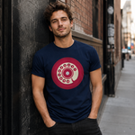 Vintage Rotary Phone Dial Pattern T-Shirt--VINT032