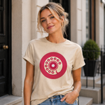 Vintage Rotary Phone Dial Pattern T-Shirt--VINT032