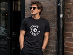 Vintage Rotary Phone Dial Pattern T-Shirt--VINT035