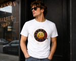Vintage Rotary Phone Dial Pattern T-Shirt--VINT042