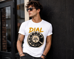 Vintage Rotary Phone Dial Pattern T-Shirt--VINT043
