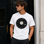Vintage Rotary Phone Dial Pattern T-Shirt--VINT048