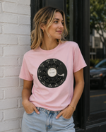 Vintage Rotary Phone Dial Pattern T-Shirt--VINT048