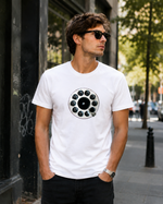 Vintage Rotary Phone Dial Pattern T-Shirt--VINT052
