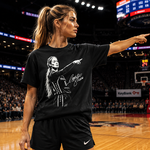 Women’s Basketball Legend Graphic T-Shirt, Vintage Court Style Athletic Fan Tee