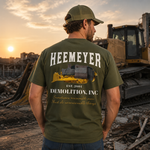 Heemeyer Demolition Vintage Heavy Equipment T-Shirt, Construction Worker Graphic Tee