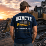 Heemeyer Demolition Vintage Heavy Equipment T-Shirt, Construction Worker Graphic Tee