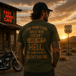 Funny Sarcastic Family Quote Graphic T-Shirt for Bold Personalities and Unique Everyday Style