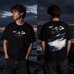 Break The Cycle Abstract Graphic T-Shirt with Dark Artistic Design for Modern Streetwear Style