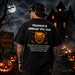 Halloween Is Cancelled This Year Funny Pumpkin Graphic T-Shirt for Spooky Season Lovers