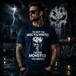 Dark Horror Graphic T Shirt for Men Featuring Monster Design, Gothic Style and Powerful Streetwear Attitude