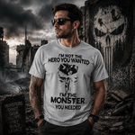 Dark Horror Graphic T Shirt for Men Featuring Monster Design, Gothic Style and Powerful Streetwear Attitude