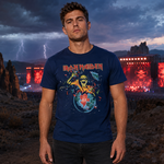 Iron Maiden Graphic T-Shirt Featuring Explosive Eddie Artwork for Bold Heavy Metal Fans and Concert Looks