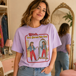 Funny “You Stress Me Out” Mirror Graphic T-Shirt with Retro Self-Deprecating Humor for Women