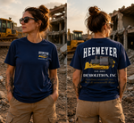 Heemeyer Demolition Vintage Heavy Equipment T-Shirt, Construction Worker Graphic Tee